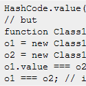 Javascript Hash Code