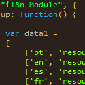 Javascript Simple i18n